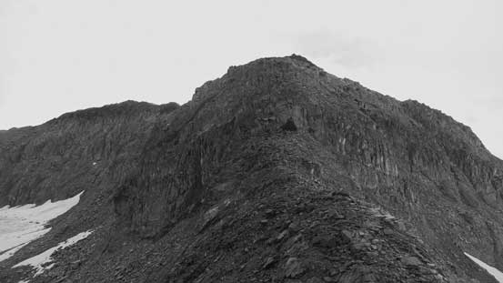 The connecting ridge from Gillespie/Seed saddle