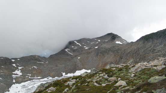 A view towards the summit of Seed Peak