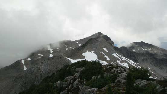 From the second bump, looking towards Seed Peak