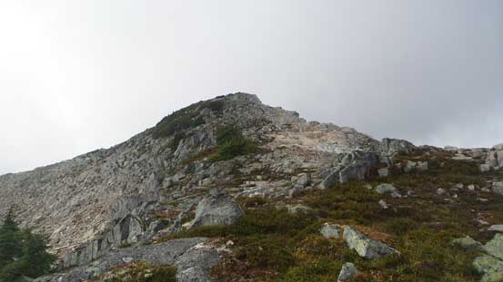 The final plod up to Seed Peak