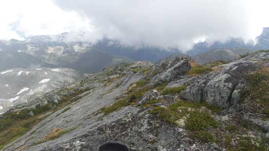 Descending in another period of drizzle 