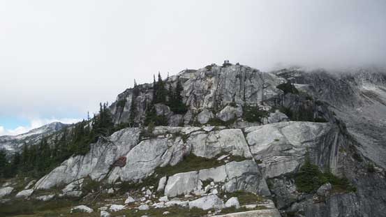 There were still lots of bluffs and micro-terrain even on the ridge proper... 