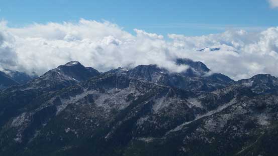 Looking deeply into the "East Harrison" area. That glaciated massif in the background might be Mt. Breakenridge