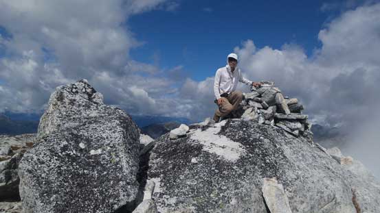 Me on the summit of Scuzzy Mountain