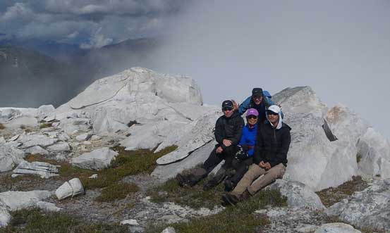Our group shot on the summit