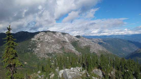 The weather was clearing up in the late afternoon. 