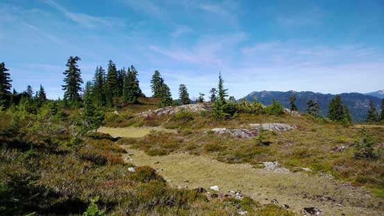 Arriving at the "1400 m plateau".