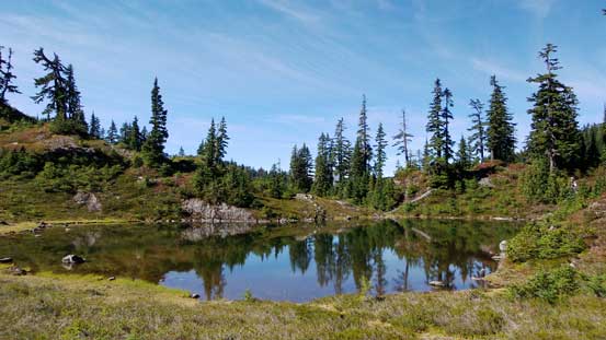 The second tarn of the day...