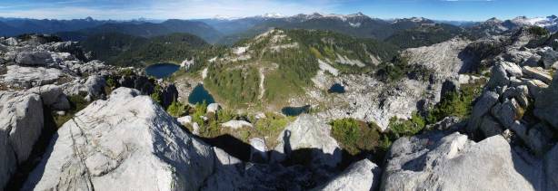 Another panorama from Dunkeld Peak. Click to view large size.