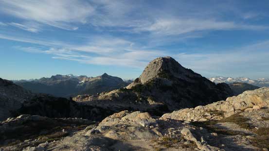 Looking back towards the 2nd bump