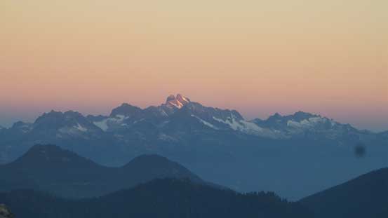 Alpenglow on Mt. Tantalus