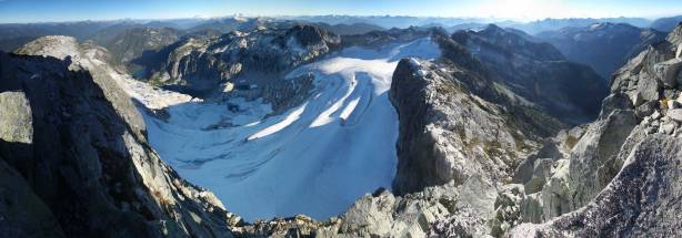 Another panorama picture from the summit. Click to view large size.