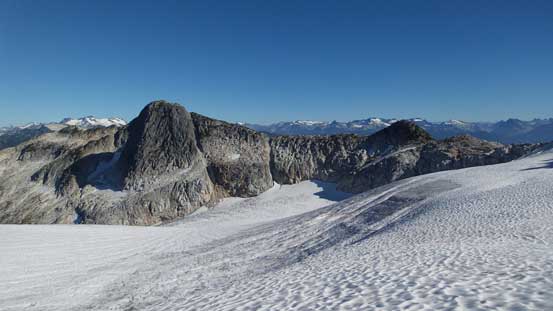 Merging onto the glacier now. Meslilloet NE1 ahead
