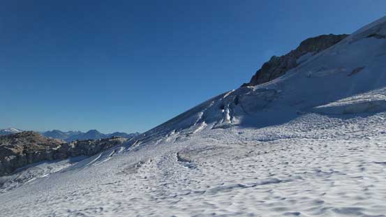 Traversing the glacier