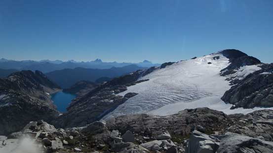 More glaciated terrain looking east