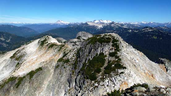 From Meslilloet NE1, looking ahead to the ridge traverse