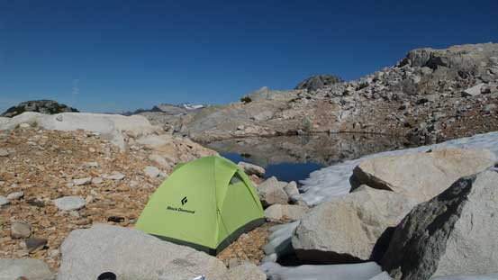 Down to the camp now..