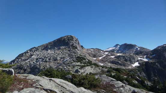 Looking back from the first bump