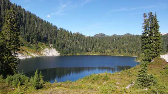 Down to Triple Point Lake now