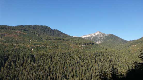 Apparently I was losing a lot of height now. Mt. Gillespie in the background