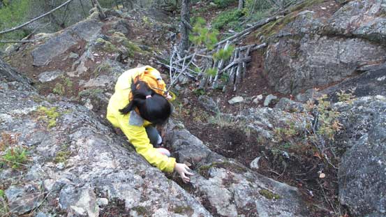 A short scrambling step