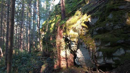 Going up towards the main summit now