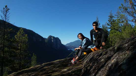 Our group shot on the summit of Mt. Crumpit