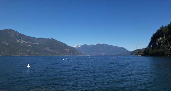 Stopping at Porteau Cove for more views. 