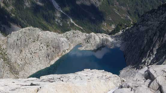 This is another tarn, unnamed of course, on the NE side