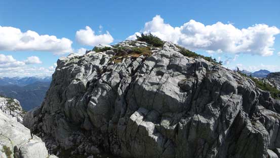 Looking back at that bump and the notch. 