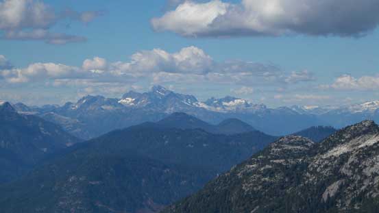 The Tantalus Range looms behind