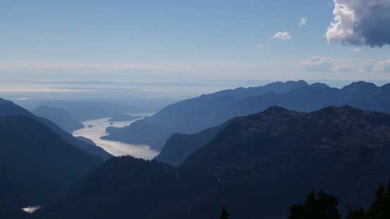 Indian Arm and the Greater Vancouver looking south
