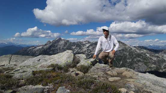 Me on the summit of Mt. Bonnycastle
