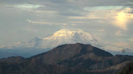 The mighty Mt. Rainier with the Emmons Glacier directly in sight. 