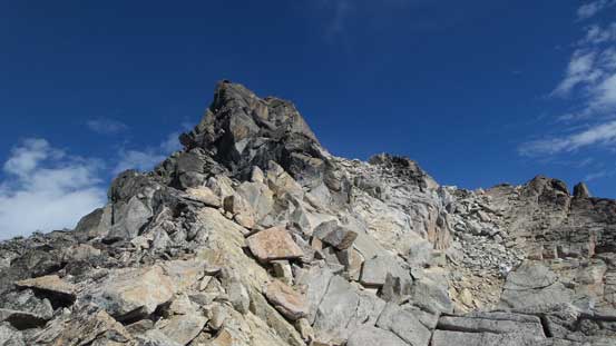 As you can see, we didn't need to ascend the false summit itself. 