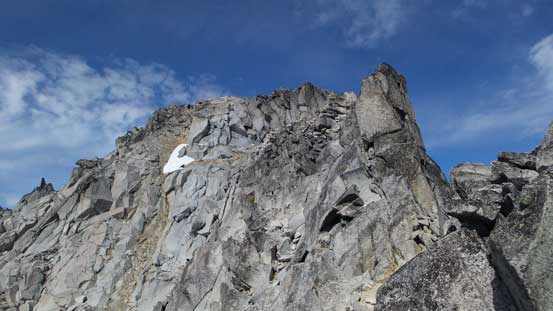 I opted to hit the ridge crest earlier than necessary for more fun scrambling