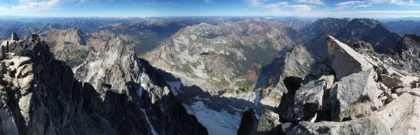 Another panorama shot from the summit. Click to view large size.