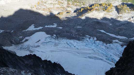 Stuart Glacier way below