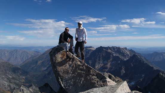 Vlad and myself on the summit of Mt. Stuart