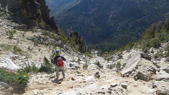 Descending Cascadian Couloir