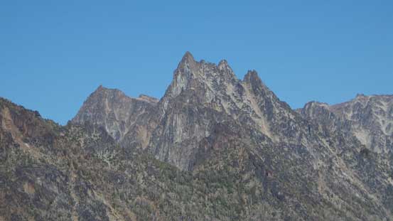 Argonaut Peak doesn't look easy to ascend neither... 