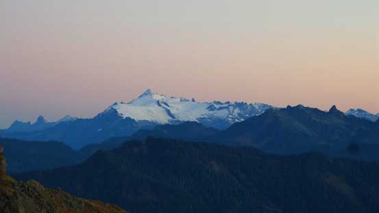 Mt. Shuksan pre-dawn view