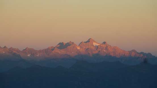 Twin Sisters Range with South Twin being the highest