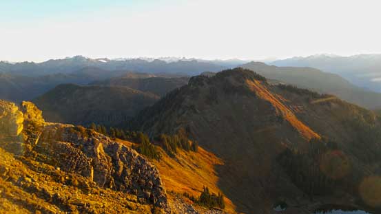 Bald Mountain in the foreground - my next objective