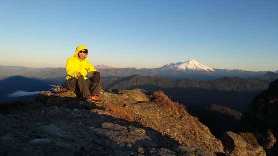Me on the summit of Sauk Mountain