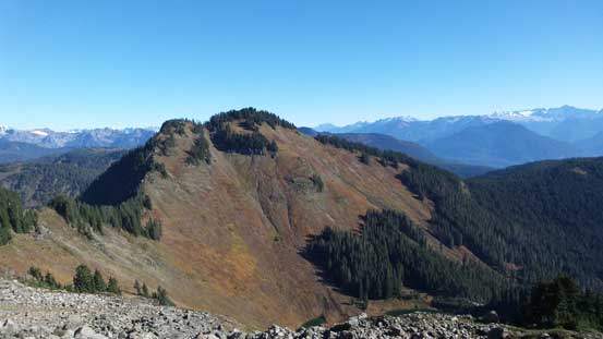 Looking back at Bald Mountain