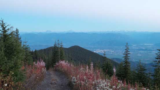 Pre-dawn view from the start of this trip.
