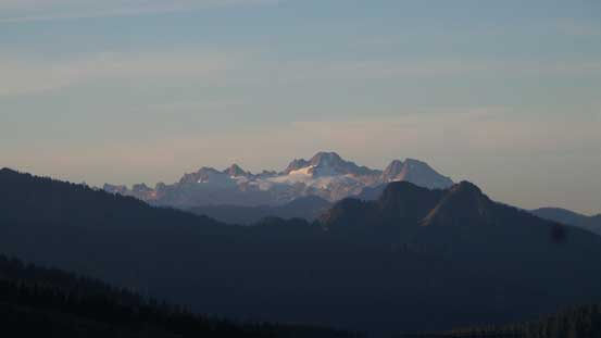 The Twin Sisters Range - South Twin at center and North Twin on the right