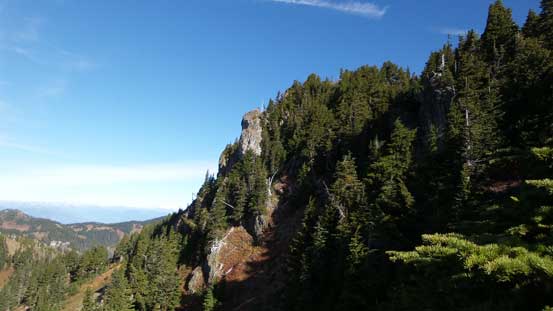 Time to go down, looking back.