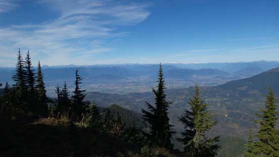 Walking around we did sneak in some views towards Fraser Valley
